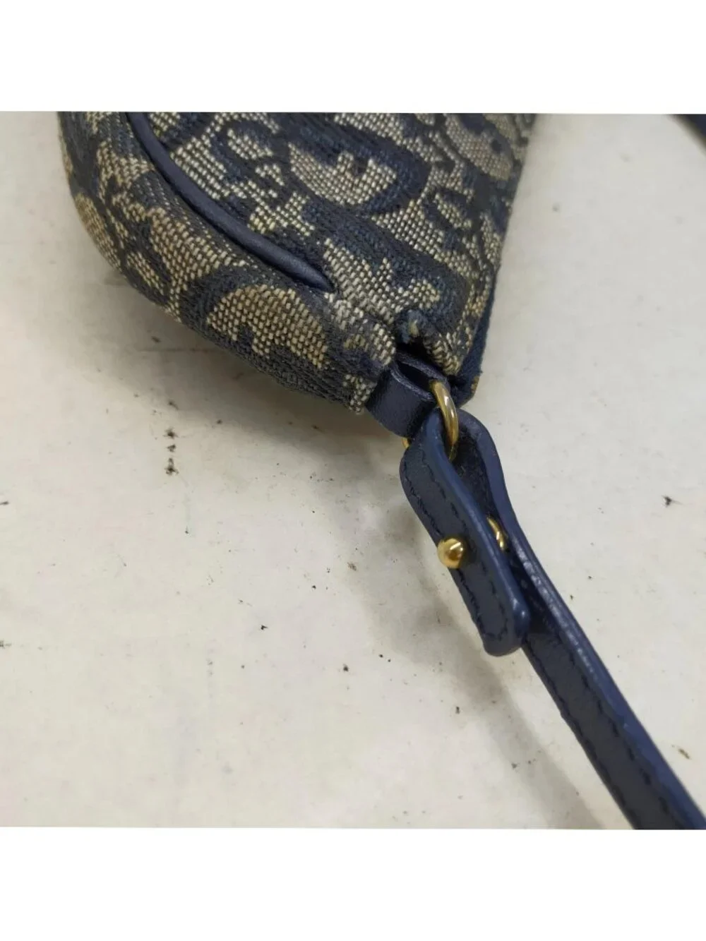 Authentic Christian Dior Trotter Saddle Pochette Shoulder Bag